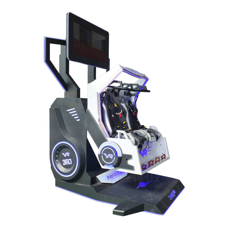 Earn Money 9d vr Chair 360 Degree Rotation Machine 2 Player Flying simulator