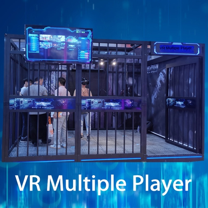 Newfashioned Virtual Reality Multiplayer VR Fighting Arcade 9dvr 4 Person Battle Big Family Simulate Shooting Zombie Room Game