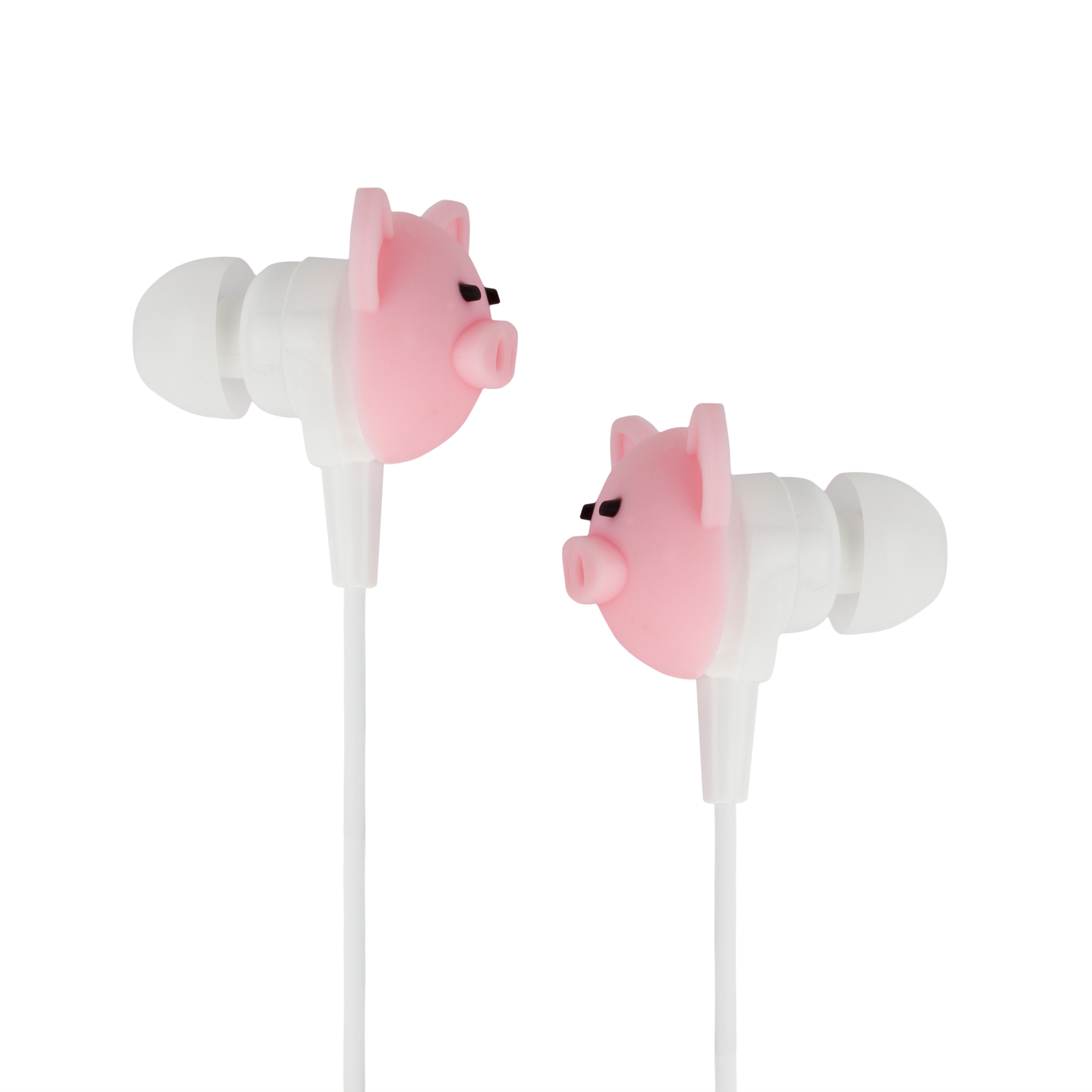 In-ear carton earphone cute pig shape cheap promotion earbus for kis