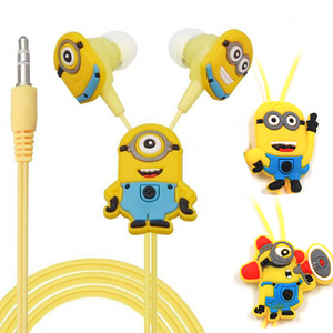 Amazon hot selling cute kid's headphone animal on-ear headphones Cartoon unicorn Wired Earphone