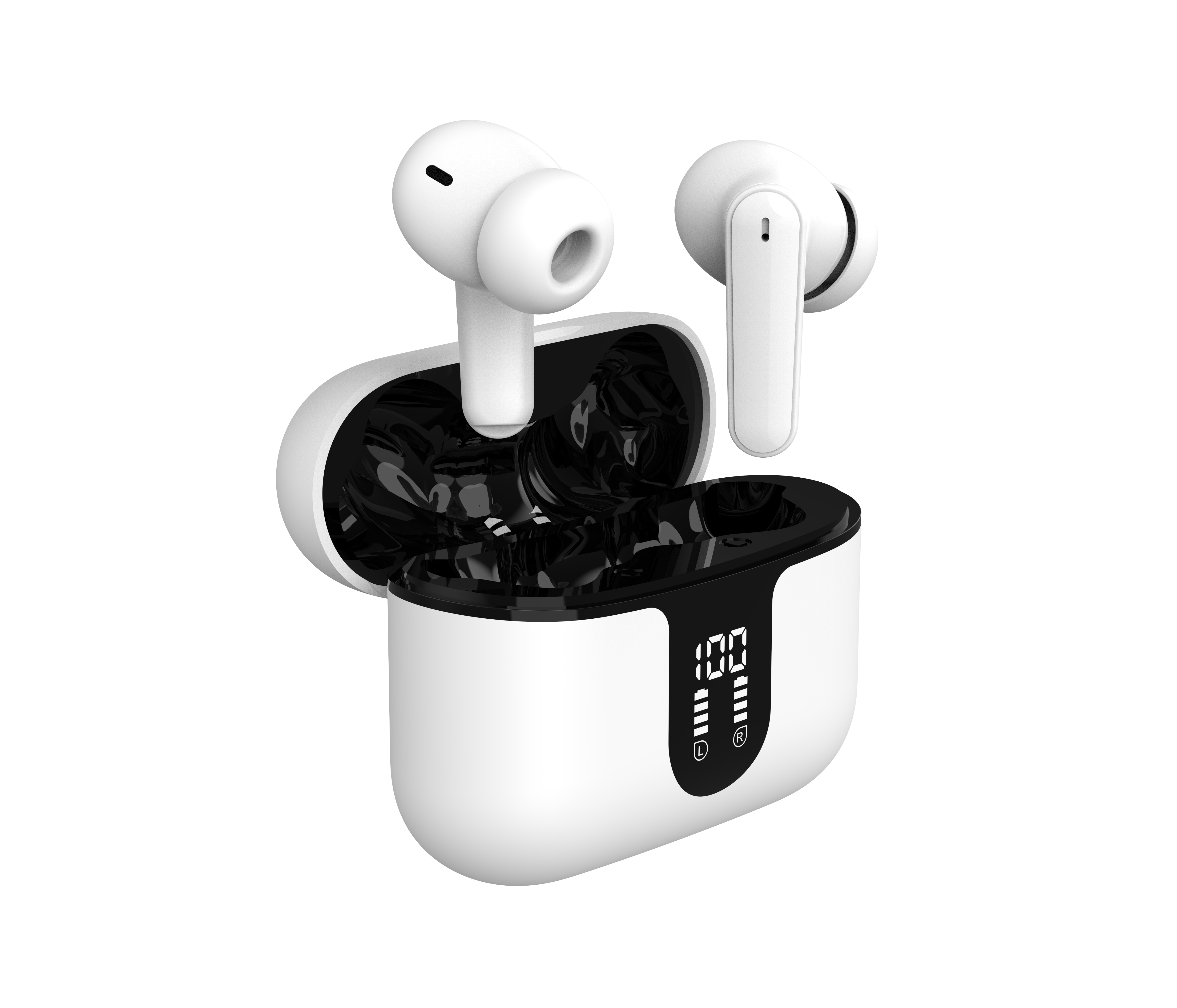 CE ROHS Sports wireless headset waterproof IPX6 wireless headset earbuds with charging box ENC wireless earphone