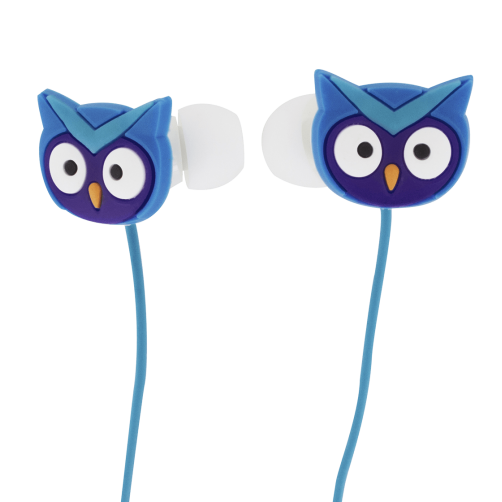 Free Sample Factory Direct Anime Earphone Headphone mp3 Cartoon Headphone Cute fox Earbuds