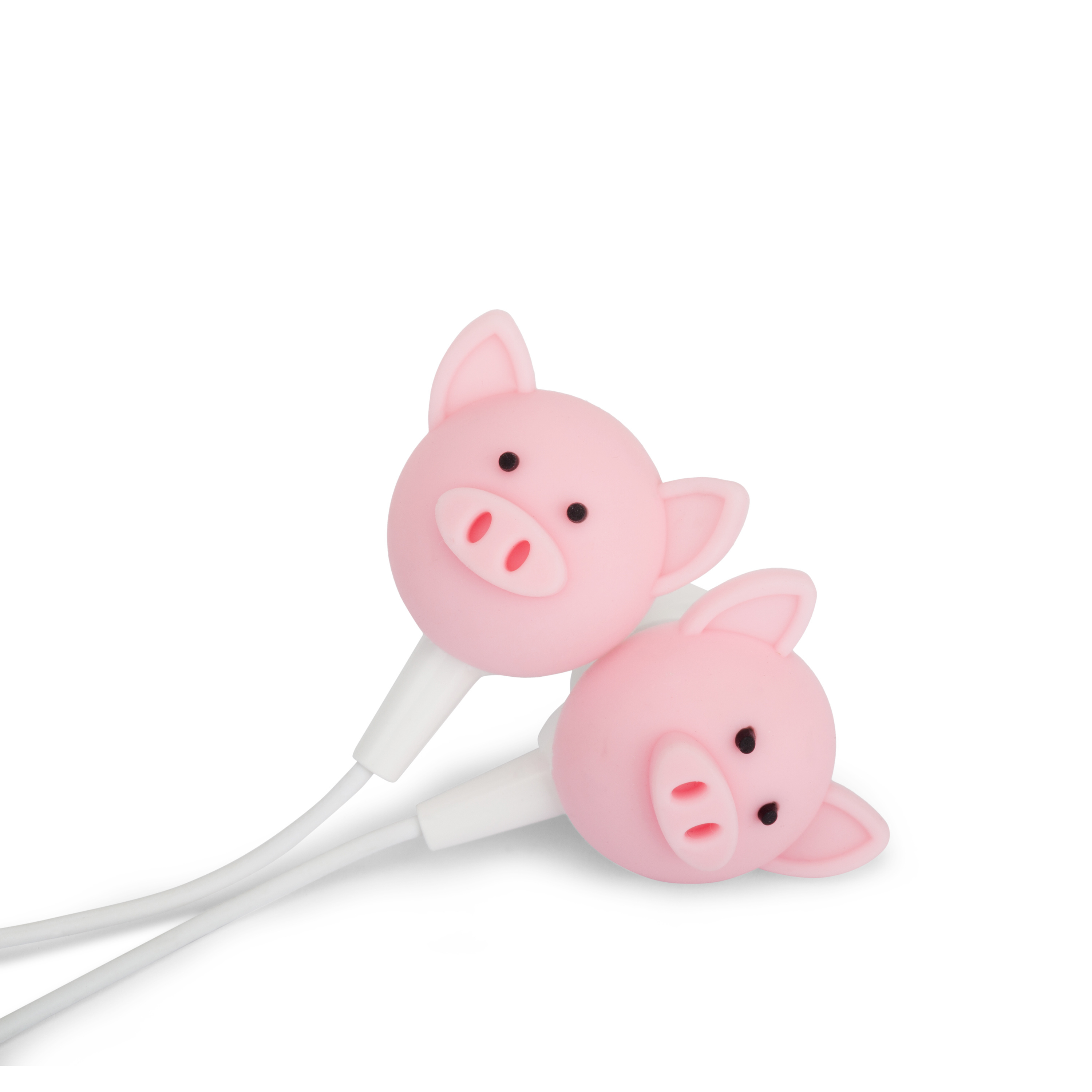 In-ear carton earphone cute pig shape cheap promotion earbus for kis