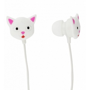 Free Sample Factory Direct Anime Earphone Headphone mp3 Cartoon Headphone Cute fox Earbuds