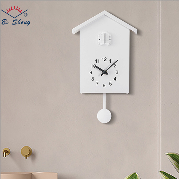 Nordic style cuckoo bird wall clock Home Decorative wall clock with bird sound