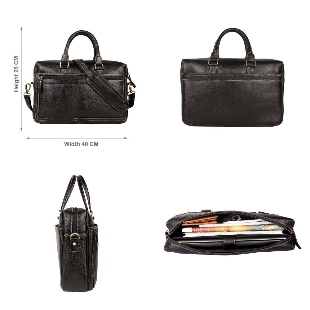 Hot Selling Unique Design Extreme Quality Laptop Crossbody Bag Vintage Leather Office Bag Hard Briefcase At Wholesale Price