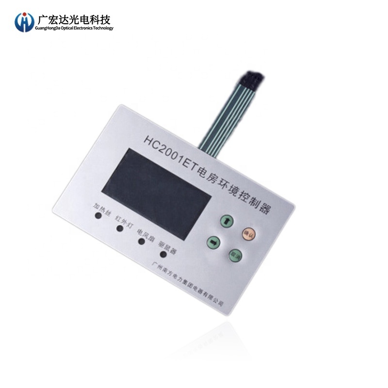 Good Quality For Touch Screen Membrane Switch Keypad With Overlay Graphic Design