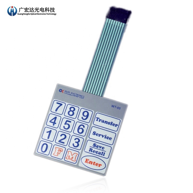 Water-proof Membrane Switch Panel For Medical Devices Keypads