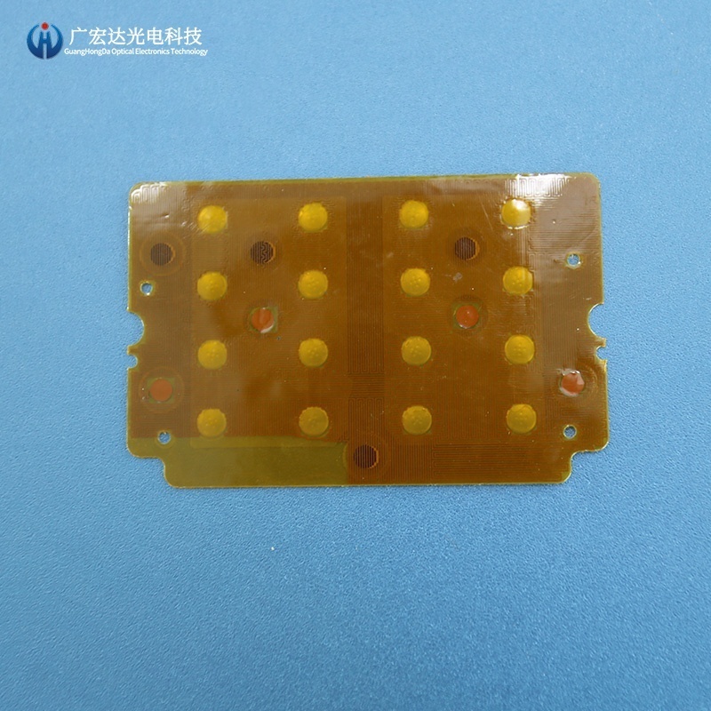 High Quality FPC Double Layer Flexible Board With Metal Dome