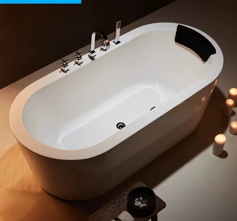 Factory Wholesale Customized Tubs Outdoor Modern Spa Acrylic Whirlpool Massage Corner Bathtub and Soaking Tub