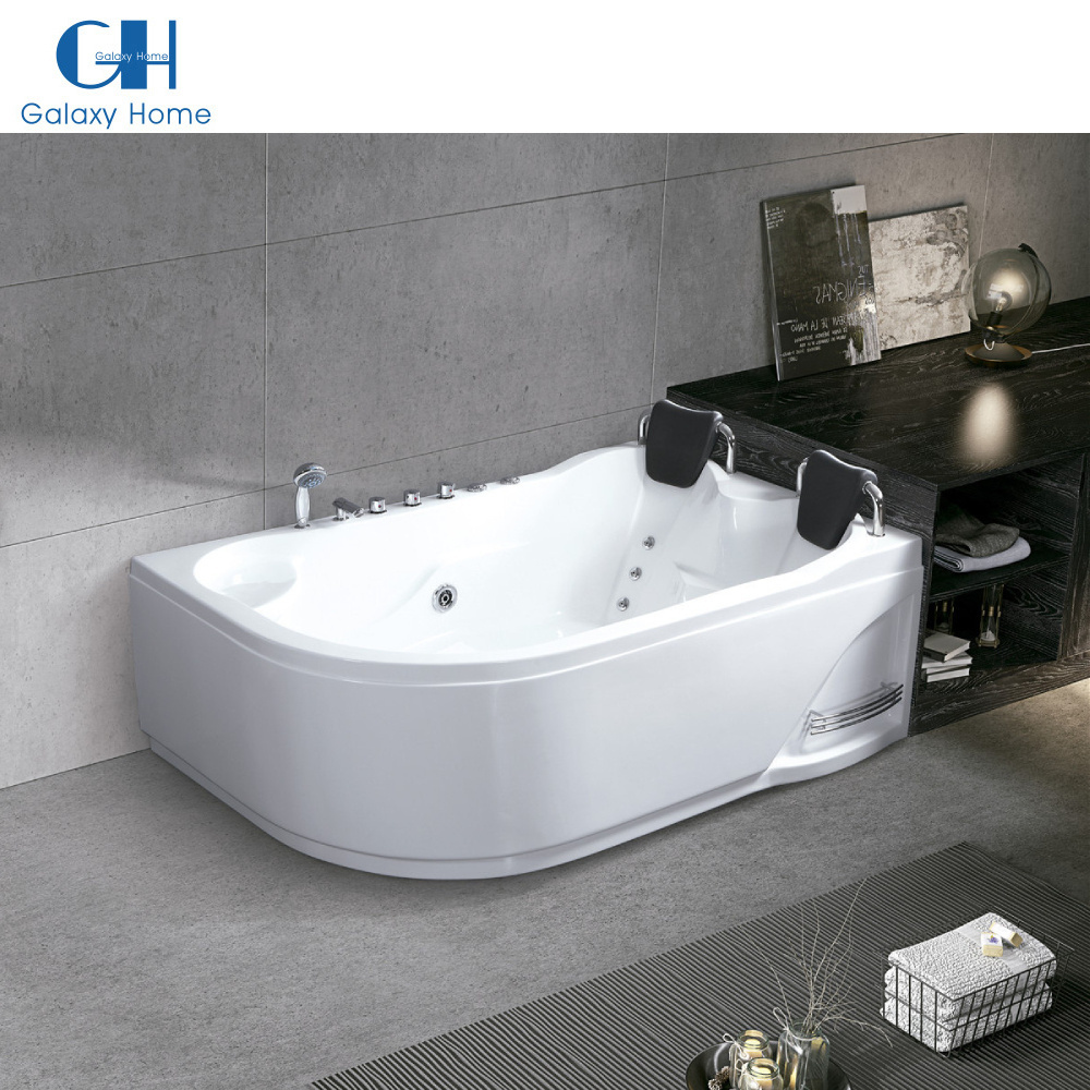 Wholesale Capacity Acrylic Indoor Soaking Tub Corner Bathtub Jacuzzier Whirlpool Freestanding Surfing Massage Spa Bathtub