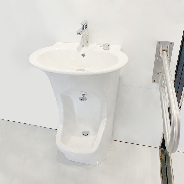 Rectangular Sink Sanitary Furniture for Muslim Ablution with Urinal and Basin urinal