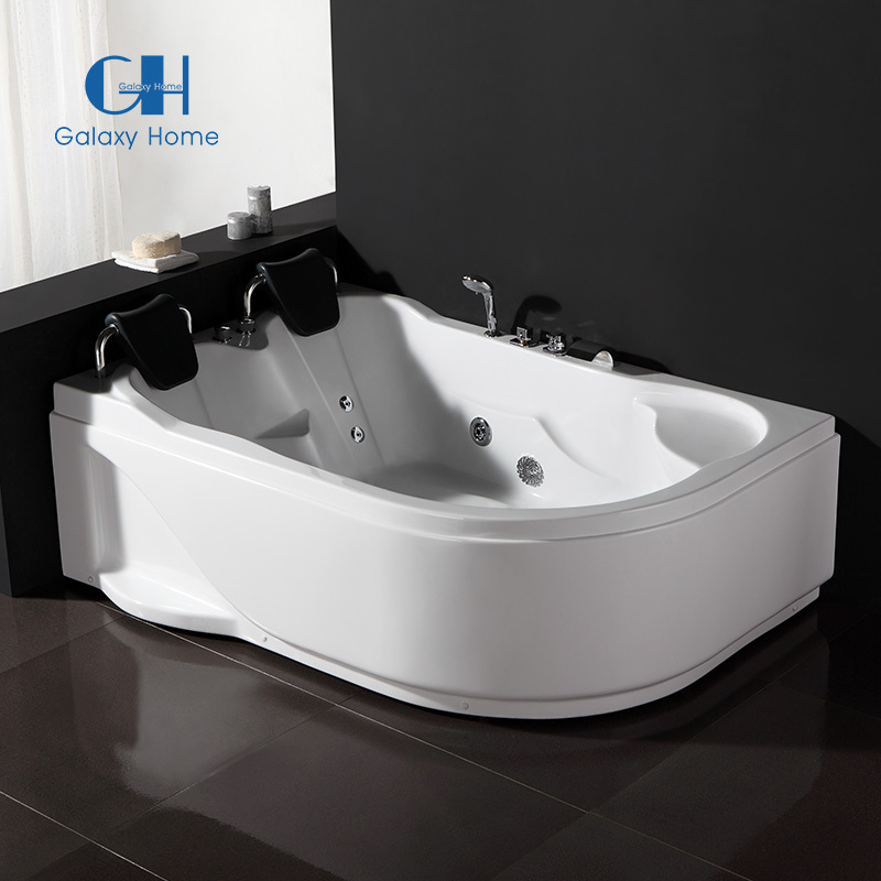 Wholesale Capacity Acrylic Indoor Soaking Tub Corner Bathtub Jacuzzier Whirlpool Freestanding Surfing Massage Spa Bathtub