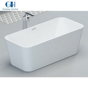 Model BT09916 170 Freestanding Romantic Bathroom Bathtub Bath Tub Acrylic White Rectangle Bathtubs