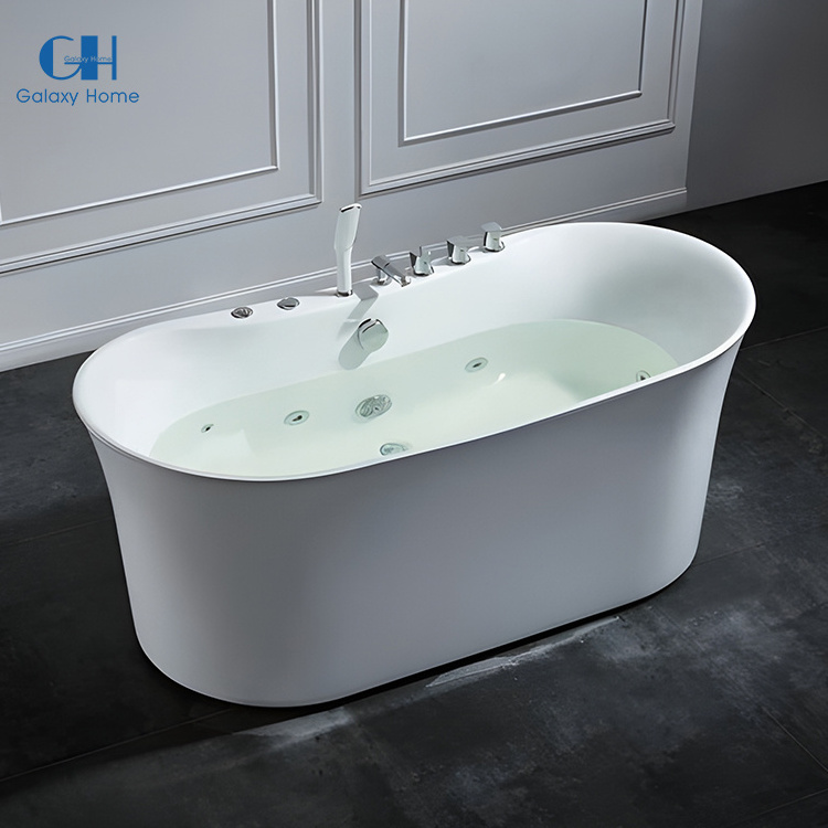 Factory Wholesale Customized Tubs Outdoor Modern Spa Acrylic Whirlpool Massage Corner Bathtub and Soaking Tub