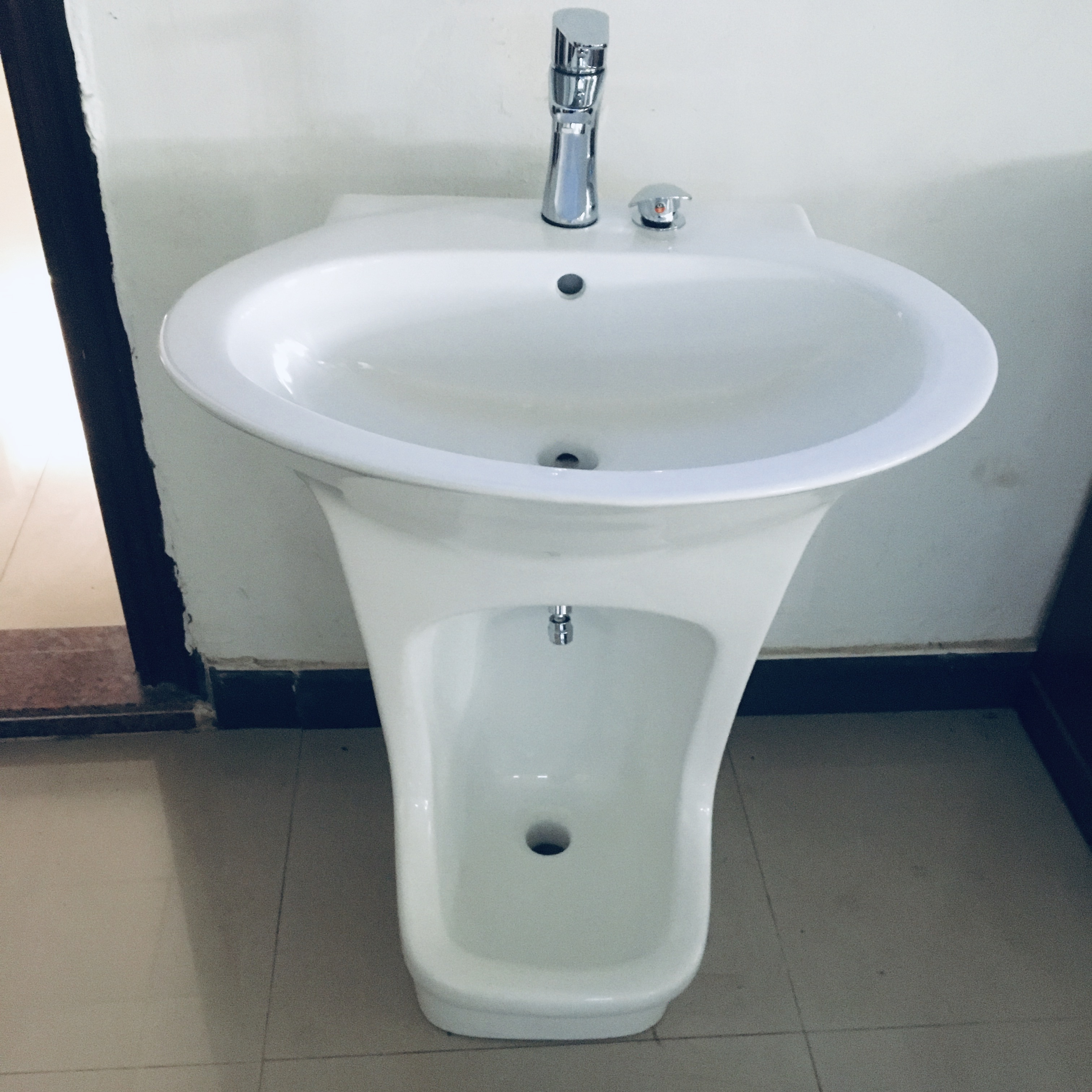 Rectangular Sink Sanitary Furniture for Muslim Ablution with Urinal and Basin urinal