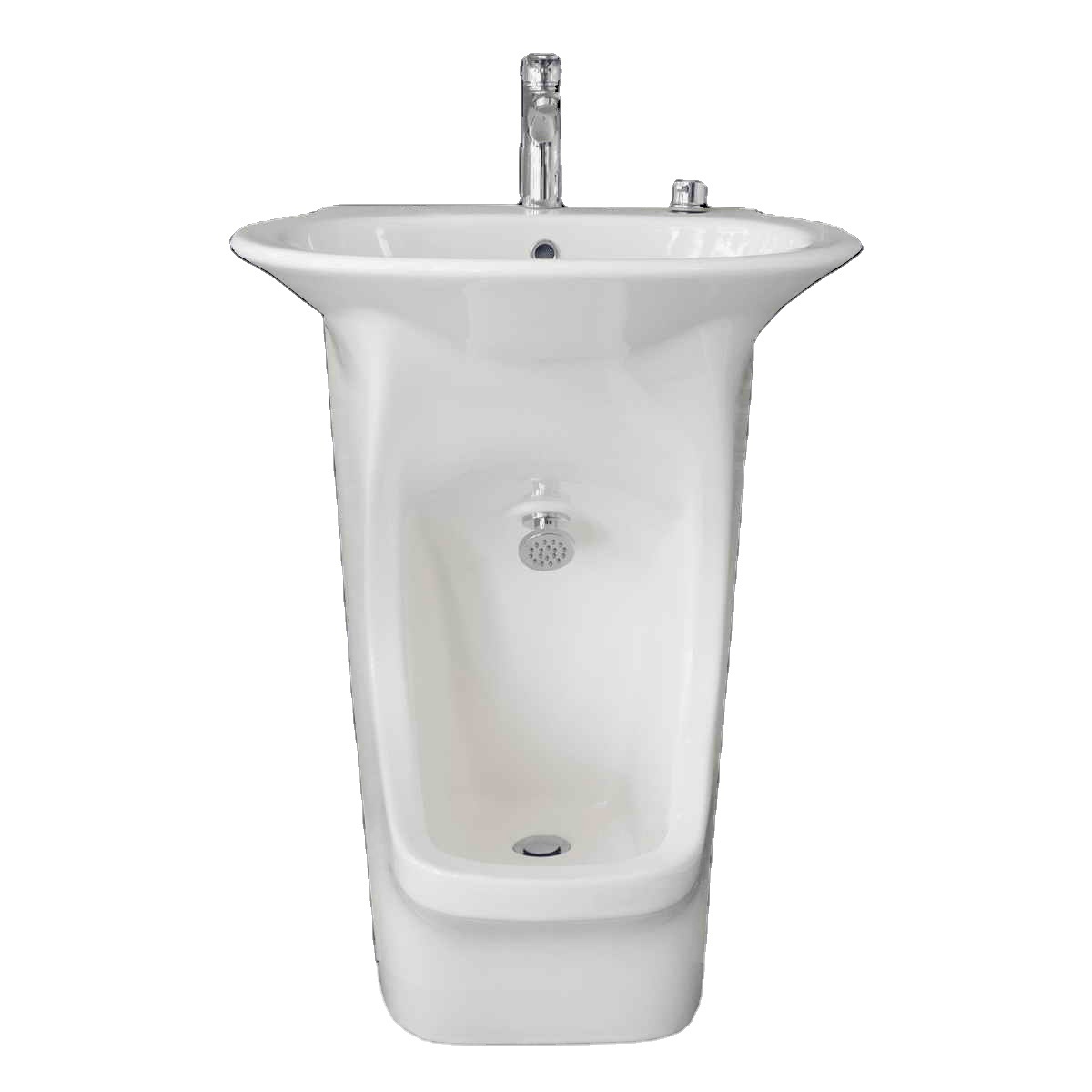 Rectangular Sink Sanitary Furniture for Muslim Ablution with Urinal and Basin urinal