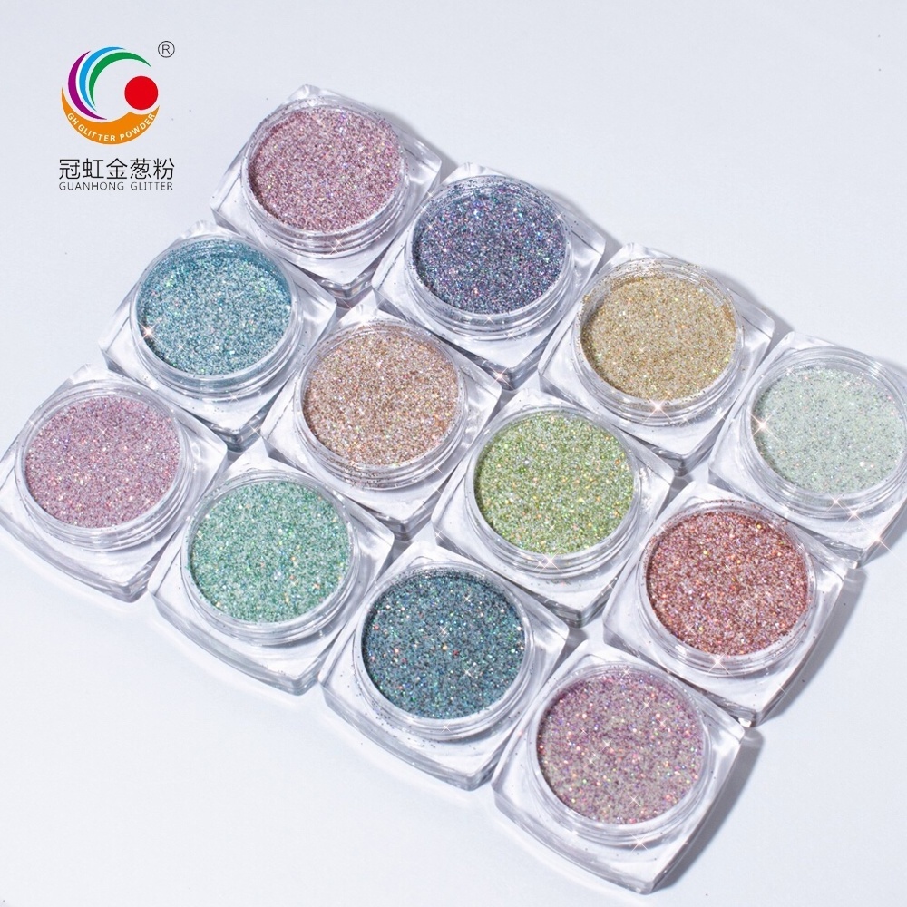 Factory Wholesale Bulk Polyester Glitter Tumbler Christmas Crafts Mix Nail Art Glitter Powder Decoration