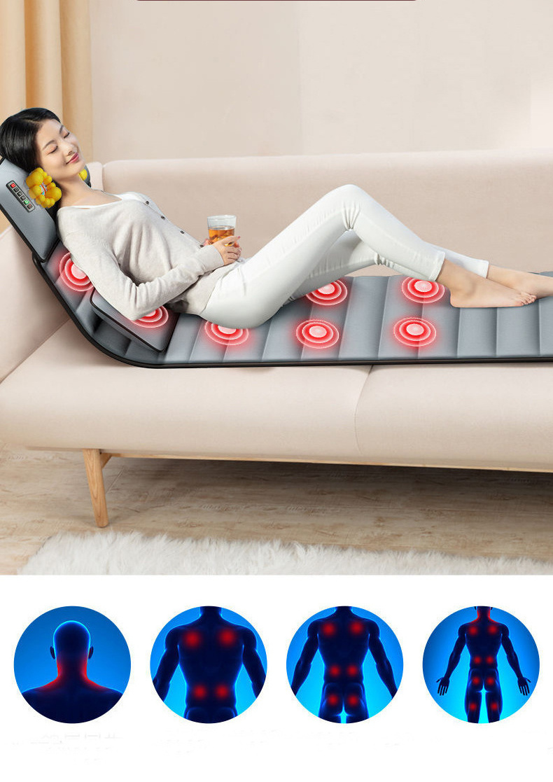 Guoheng DH-C002 car seat massage lumbar cushion sports thai air compression heat therapy massage mattress