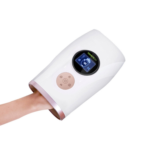 Electric Hand Massager with Compression, Carpal Tunnel and Finger Numbness, Shiatsu Massage Machine with Heat