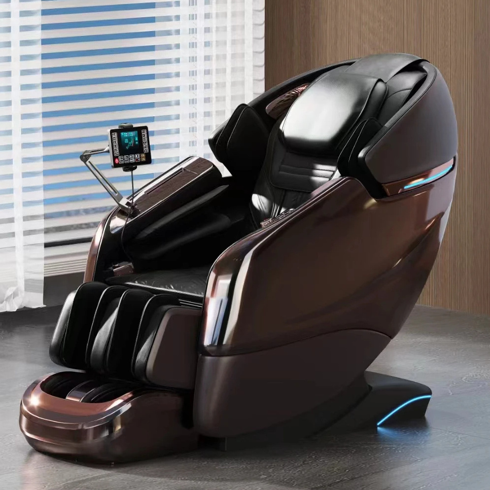 Body Health Care Products Zero Gravity Full Body Massage Chair New Massager PU Leather Shiatsu Massage Chair 5d GUOHENG