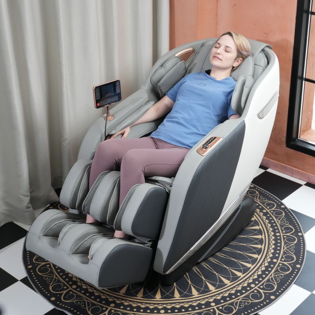 guoheng A50 innovative small shiatsu healthcare PU Leather space capsule zero gravity smart massage quality chair