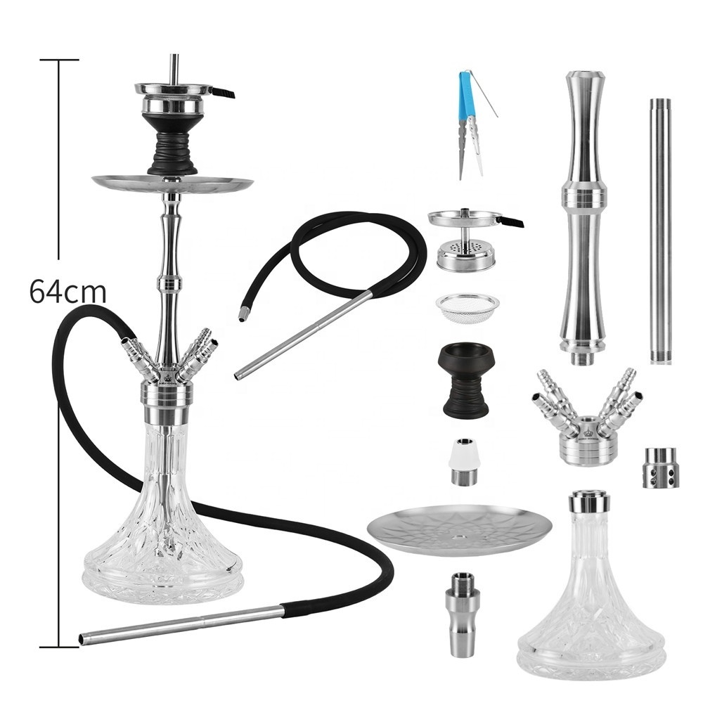 HOOKAH Set With Everything Portable Chicha Set With Hookah Accessories Shisha Kit