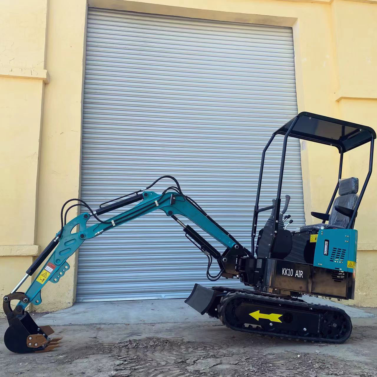 1Ton/1000KG KK10 AIR Crawler Mini Excavator Mini Digger Mini Bagger with Swing Boom and New Design and CE Certification