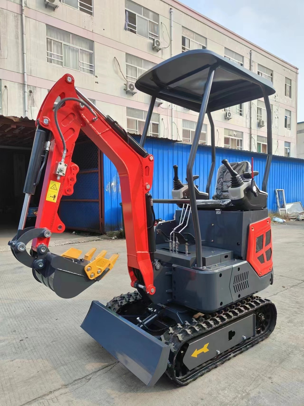 KK12S  >>  GHJM factory Chinese mini excavator mini digger machine excavator 1 ton 2 ton 3ton with rubber track for sale