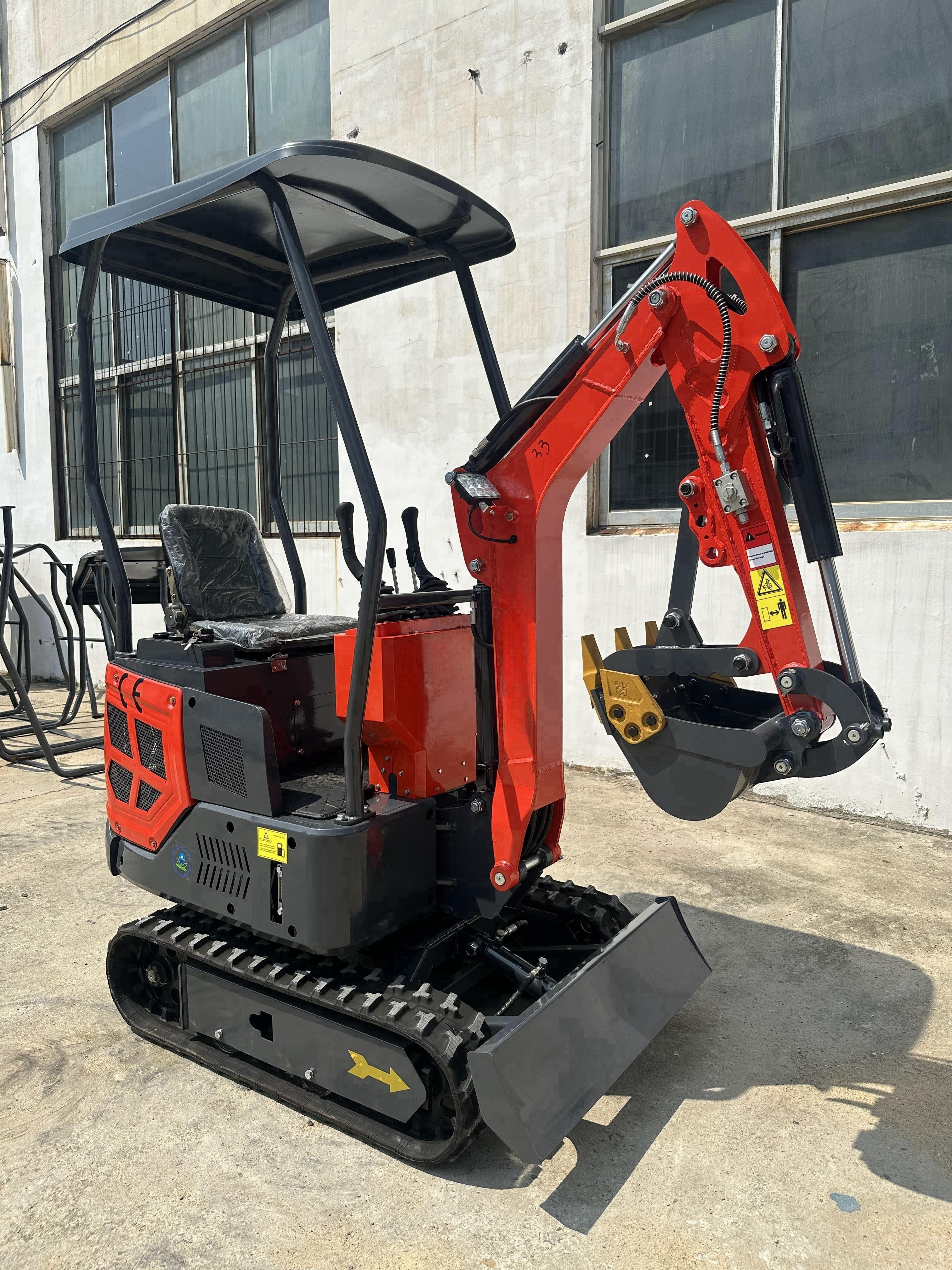 KK12S  >>  GHJM factory Chinese mini excavator mini digger machine excavator 1 ton 2 ton 3ton with rubber track for sale