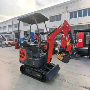 KK12S  >>  GHJM factory Chinese mini excavator mini digger machine excavator 1 ton 2 ton 3ton with rubber track for sale