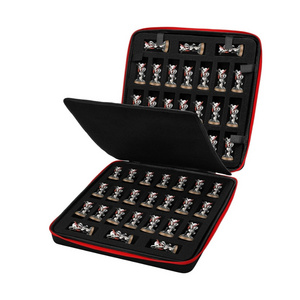 Miniature Storage Sturdy Carrying Figure Case with 48 Slot Figurine Miniature Compatible bag