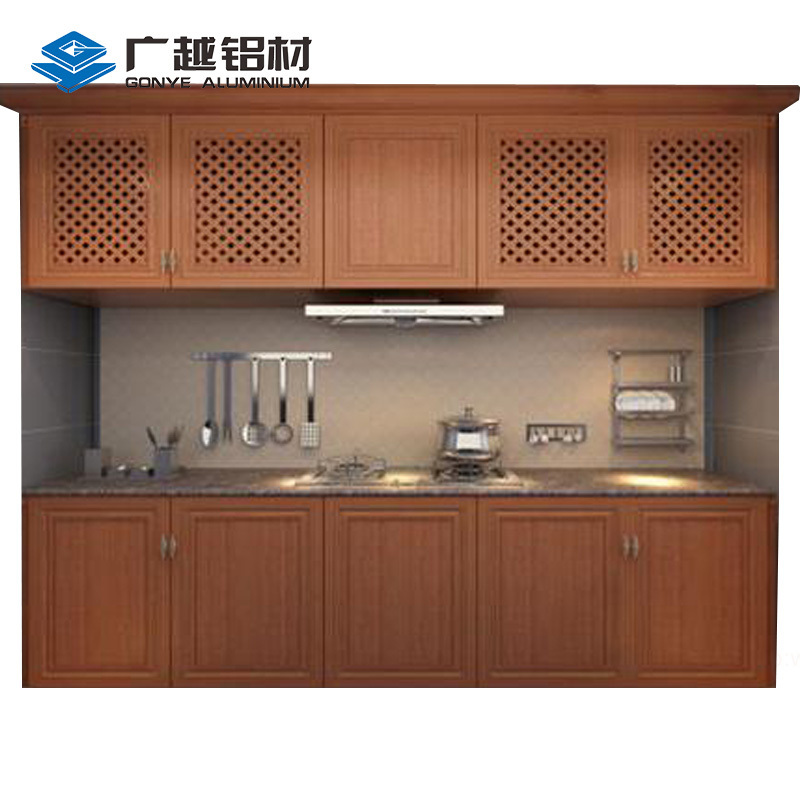 Furniture manufacturer of aluminum profile kitchen cabinet