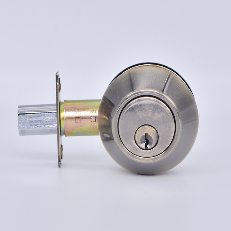 Door Lock Manufacturer Over 200000 Life Cycles Double Cylinder Deadbolt with 2 brass keys Deadbolt Lock