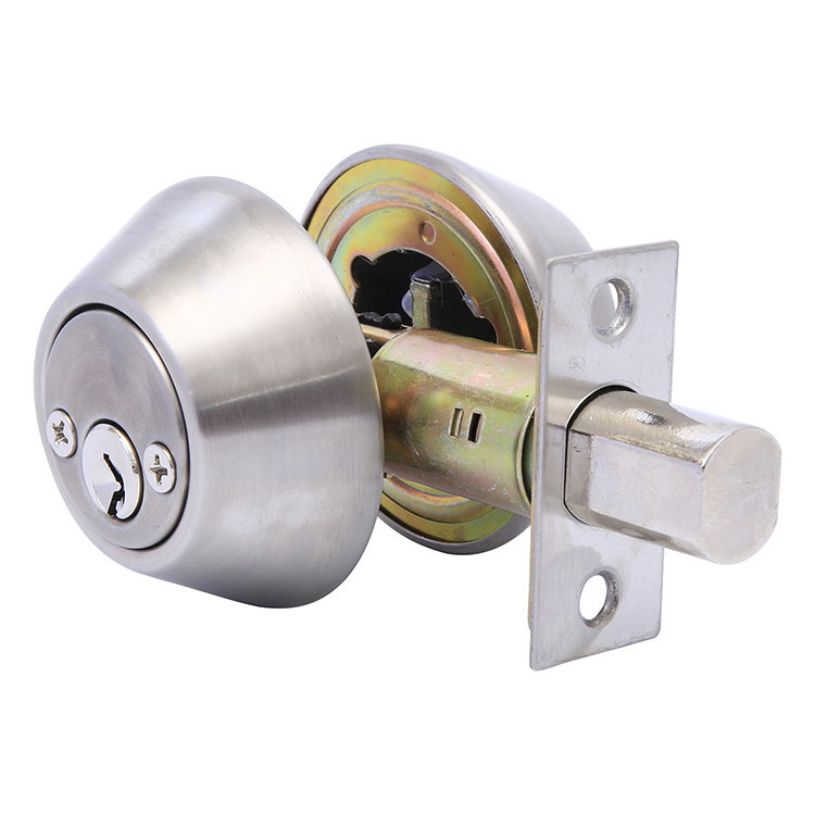 Door Lock Manufacturer Over 200000 Life Cycles Double Cylinder Deadbolt with 2 brass keys Deadbolt Lock