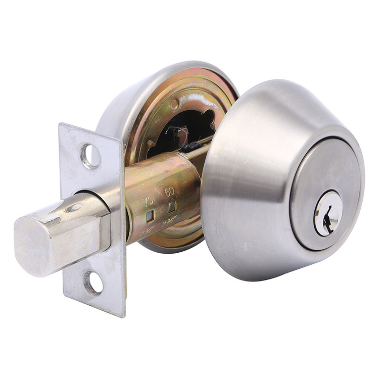 Door Lock Manufacturer Over 200000 Life Cycles Double Cylinder Deadbolt with 2 brass keys Deadbolt Lock