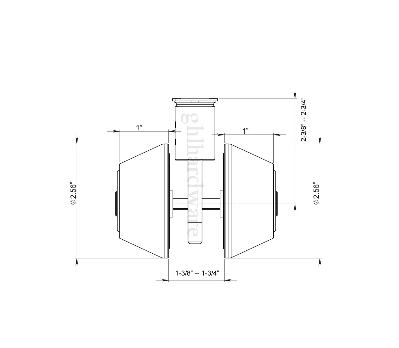 Door Lock OEM Factory REO Contractor Door Lock Deadbolt Lock Bright Brass Double Cylinder Deadbolt