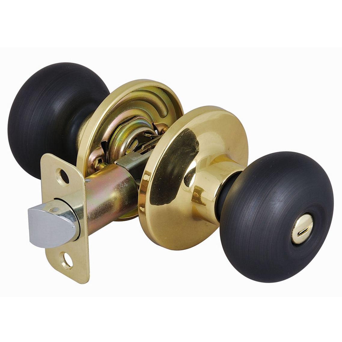 ANSI Grade 3 Standard Equivalent Door Knob Lock One piece Flat Knob Entrance Tubular Knobset