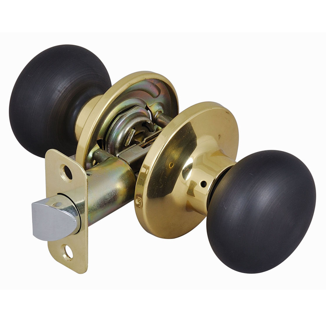 ANSI Grade 3 Standard Equivalent Door Knob Lock One piece Flat Ball Entrance Tubular Knobset