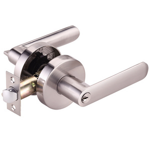 Heavy duty tubular leverset construction handle door lock,High quality zinc alloy leverset lock