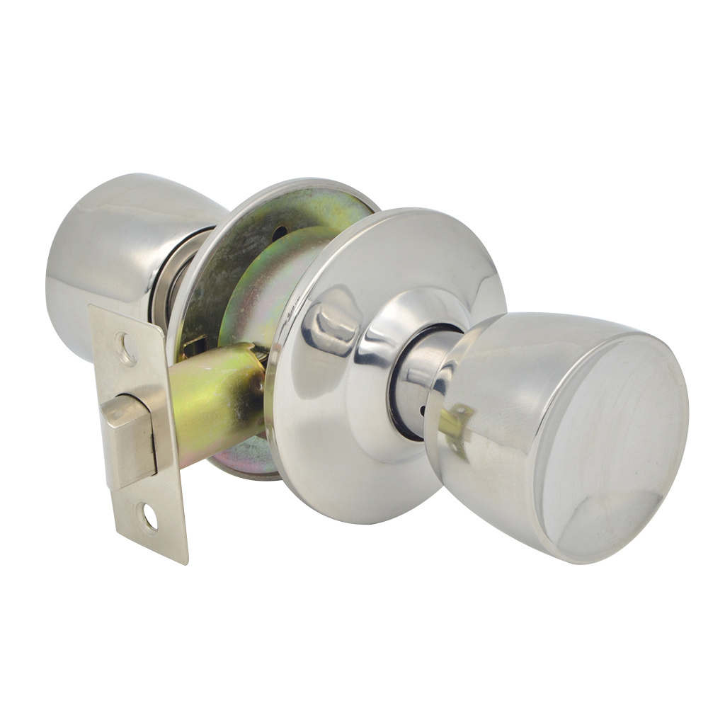 HOWKEE Top security Residential Entrance Privacy Bathroom Bedroom Interior Safe Tubular Cylindrical knob Door Lock