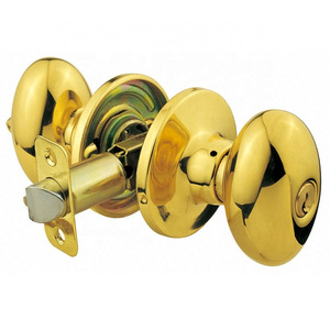 North American Favorite Egg Lever door lock One piece knob Entrance Function Tubular Egg Shape Knobset