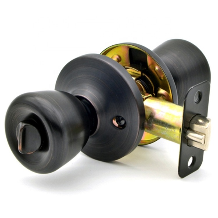 Door Lock Factory Price Contractors Favorite Tulip Style Tubular Knobset Keyed Entry Door Lock