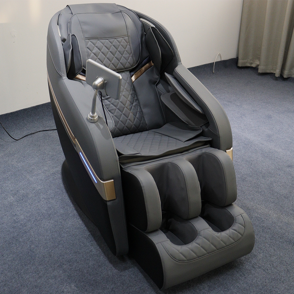 2024 fu'an cheap massage chairs sl track massage long chair 4d zero gravity big tall stretch style