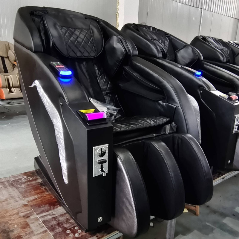 airport shiatsu coin bill credit card operated vending commercial massage chair coin slot for business with APP payment system