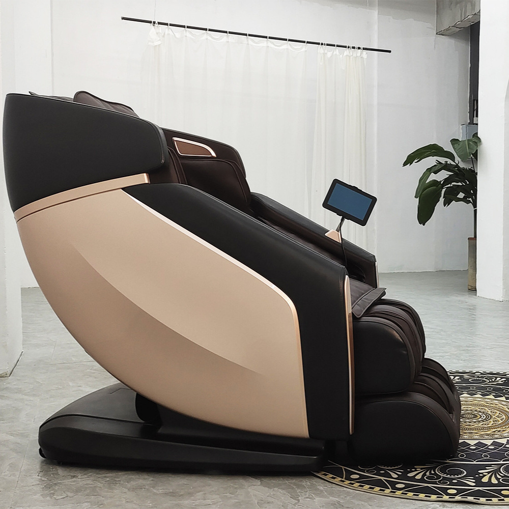 New appearance luxury 4d capsule zero gravity Leg extension Calf rubbing dody scan massage chair with AI voice control