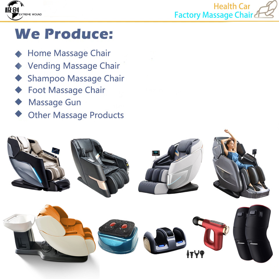 Full Body Electric SL Track 4D massage chair Zero Gravity Stretch massage oem manufacturer