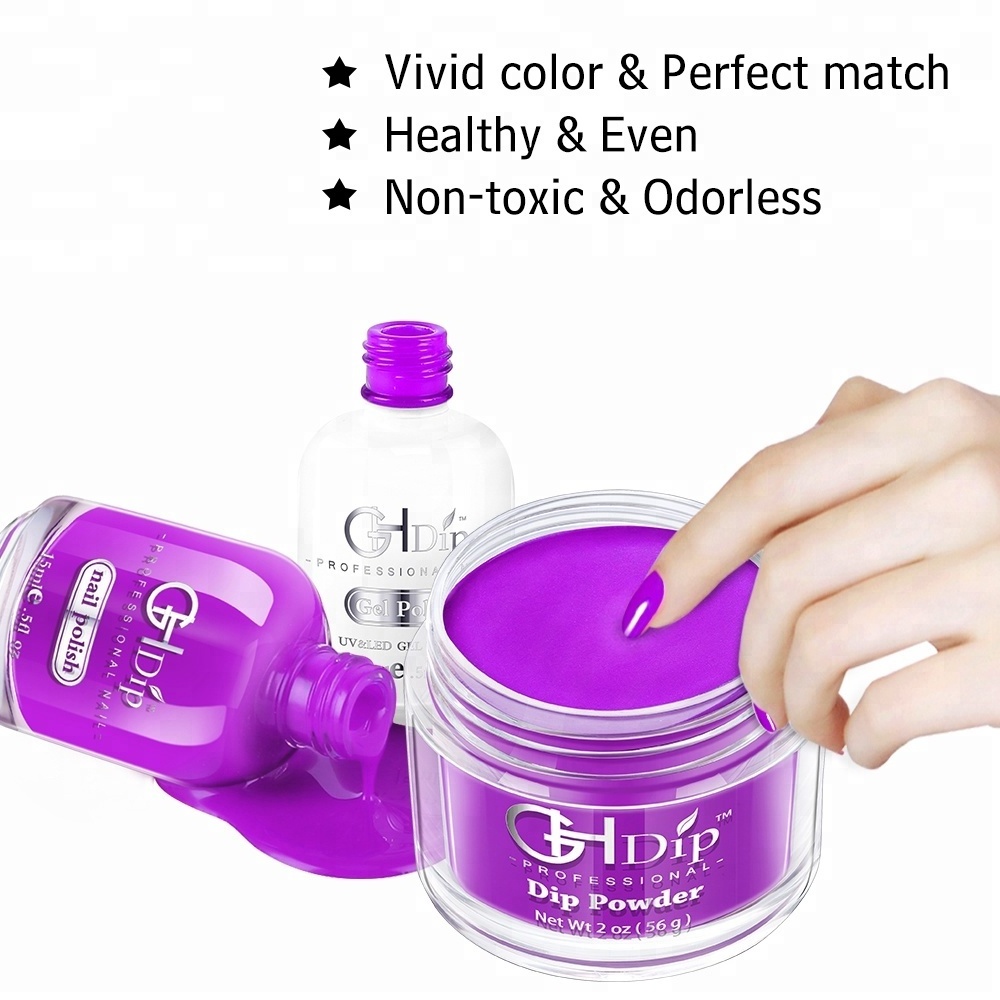 3 in 1 Acrylic Dipping Powder  color  for nail acrylic powder and liquid