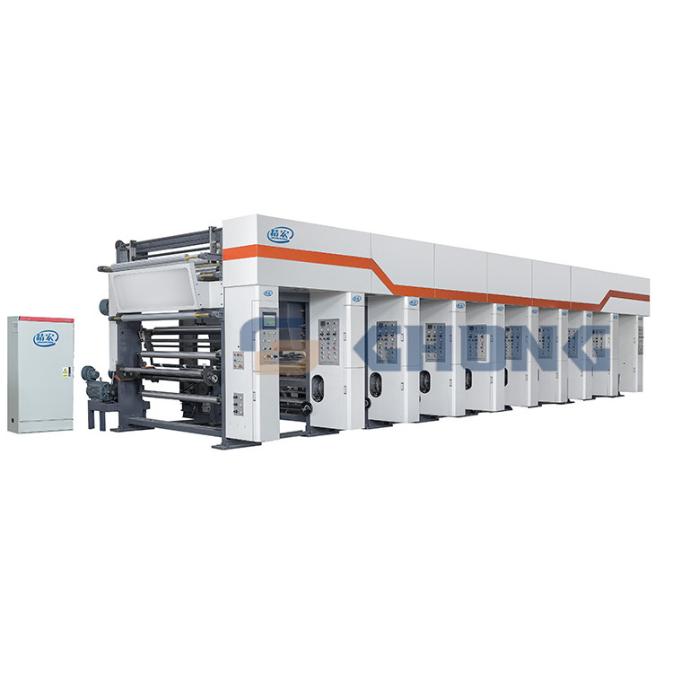 Auto Register Roto Gravure 10 Color Film Printing Machine Provided Electric Heating Automatic Rotogravure Printing Machine Japan