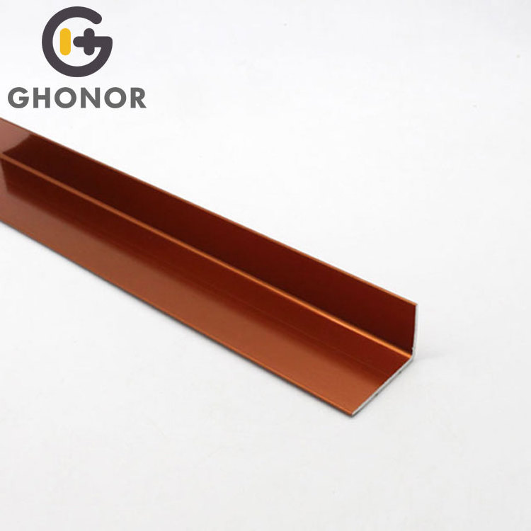 Good Quality Wholesale Aluminum Extruded Profile Bronze Angle Style Stair Nosing